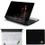 Namo Arts Iron Man Fog Laptop Accessories Combo - Laptop Skin Sticker, Mouse Pad and Palmrest Skin 