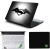 Namo Arts Batman vs Superman Laptop Accessories Combo - Laptop Skin Sticker, Mouse Pad and Palmrest