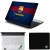 Namo Arts FC Barcelona Blue Laptop Accessories Combo - Laptop Skin Sticker, Mouse Pad and Palmrest 