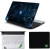 Namo Arts Floral Window Laptop Accessories Combo - Laptop Skin Sticker, Mouse Pad and Palmrest Skin
