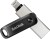 SanDisk SDIX60N-128G-GN6NE 128 GB OTG Drive(Silver, Black, Type A to Lightning)