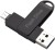 Vinayakart Type C 64 GB USB Flash Drive Black Color 64 GB Pen Drive(Black)