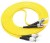 PROJEXON PSM-FC-D230 30 m Fiber Optical Cable(Compatible with FTTH, Switches, SDH, Routers, Yellow)