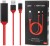 Ekon 2M Lightning to HDMI Cable HDTV Adapter 2 m HDMI Cable(Compatible with IPhone, IPad, Red, One 