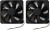DHRUV-PRO 2pic 12 V Dc Cabinet Fan 4-Inch Square (120*120*25 MM) Cooling fan Cooler(Black)