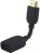 BM HDMI Female 2 female 0.1 m HDMI Cable(Compatible with Laptop, Tablet, Black)