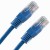 Dhriyag (3 Meter) R45 Patch Cord cat 6 3 m LAN Cable(Compatible with Computer, Laptop, Blue, One Ca