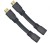 RIVER FOX 2 Pieces 14cm Gold Plated High Speed HDMI Extension Male to Female Cable Wire 0.14 m HDMI