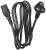 ATEKT Power Cable Cord for Monitor/CPU/PC/Computer/Printer/Desktop/Smps 1.5 M Lack PA 1.5 m Power C