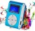 UPROKT Mini MP3 Players music player 32 GB MP4 Player(Blue, 1 Display)
