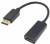 Hybite DisplayPort to HDMI Adapter 1 m HDMI Cable(Compatible with tv, Black)