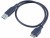 Everyonic USB 3.0 Type A Male to Micro B Male Cable for Hard Disk Drive (45 cm - Black) 0.45 m HDMI