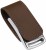 Karibu Leather Magnet Brown 64 GB Pen Drive(Brown, Silver)