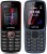 Gfive U873 & U106 Combo of Two Mobiles(Black Red : Dark Blue)