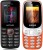 GFive U873 & U331 Combo of Two Mobiles(Black Red : Orange)
