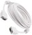 JAMUS 10-Meter VGA to VGA Converter Adapter Cable (White) 10 m VGA Cable(Compatible with computer, 