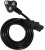 CUDU 3 Pin PC Power Cable IEC Mains Kettle Lead Cord for Power Cable Cord for Desktop PC, Monitor, 