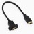 TECHUT 30cm hdmi Male to Female Extension with Panel Mount Screw 0.3 m HDMI Cable(Compatible with w