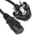 Techy-Tech Premium Series 3 Pin Power Cable IEC Mains Kettle Lead Cord for Desktop PC/Monitor/SMPS/