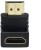 Sadow HDMI Adapter Right Angle 90 Degree Gold Plated HDMI Male to Female Connector Supports 4K for 