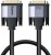 Baseus CAKSX-S0G 3 m Aluminium DVI Cable(Compatible with Computer, Laptop, Any of devices DVI Inter