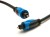 BlueRigger CBL-TOSLINK-MINI-AUDIO 1.8 m Fiber Optical Cable(Compatible with TV,Hometheater, Black, 
