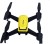 HK ENTERPRISES OFFICIAL Latest 2021 Hasten 720 Yellow Wifi Hd 720P FPV Dual Camera Position Holding