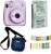 FUJIFILM Instax Mini 11 Mini 11 Purple with Pouch and 10x1 film Instant Camera With bunting1 Instan