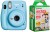 FUJIFILM Instax Mini 11 Sky Blue with 20 Shots Film Pack Instant Camera(Blue)