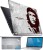 FineArts Che Guevara 4 in 1 Laptop Skin Pack with Screen Guard, Key Protector and Palmrest Skin Com
