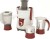 philips hl 7715 700 w juicer mixer grinder(steel, red, white, 3 jars)