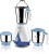 philips daily collection hl7511 550 w mixer grinder(white & blue, 3 jars)