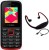 I Kall K11 with MP3/FM Player Neckband(Black & Red)
