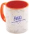sky trends anup birthday gift orange coffee 350 ml ceramic mug(350 ml)