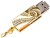 Microware Golden Crystal 16 GB Pen Drive(Multicolor)