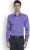 Raymond Men Solid Formal Purple Shirt