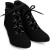 anand archies boots for women(black)