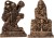 art n hub set of 2 combo lord hanuman & sai baba - statue gift item decorative showpiece  -  6 cm(b