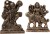 art n hub set of 2 combo lord hanuman & maa durga - statue gift item decorative showpiece  -  6 cm(