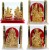 art n hub set of4 idol god laxmiganesha/shiv parivar/radhakrishna/sarswati decorative showpiece  - 