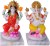 art n hub goddess lakshmi / laxmi & lord ganesha idol god statue gift item decorative showpiece  - 