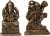 art n hub set of 2 combo lord ganesha & hanuman - statue gift item decorative showpiece  -  6 cm(br
