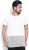 hubberholme solid men round neck grey, white t-shirt HUBPC012B
