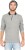 Campus Sutra Solid Men Polo Neck Grey T-Shirt