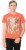 lee printed men round neck orange t-shirt L24394CB0395TANGO