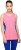 puma casual sleeveless color blocked women pink, blue top
