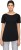 puma casual 3/4 sleeve printed women black top