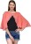 bitterlime casual cape sleeve embellished women pink top