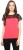 the vanca formal short sleeve solid women pink, black top