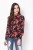 harpa casual full sleeve floral print women black, red top